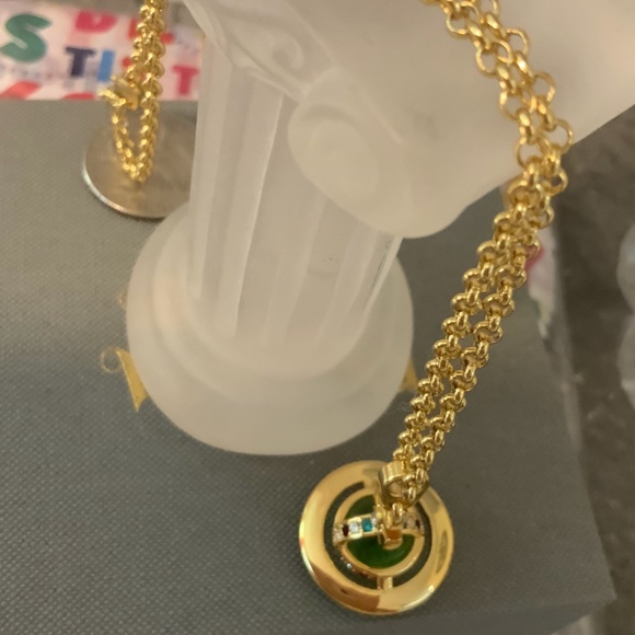 Vivienne Westwood green golden orb necklace - Picture 4 of 6